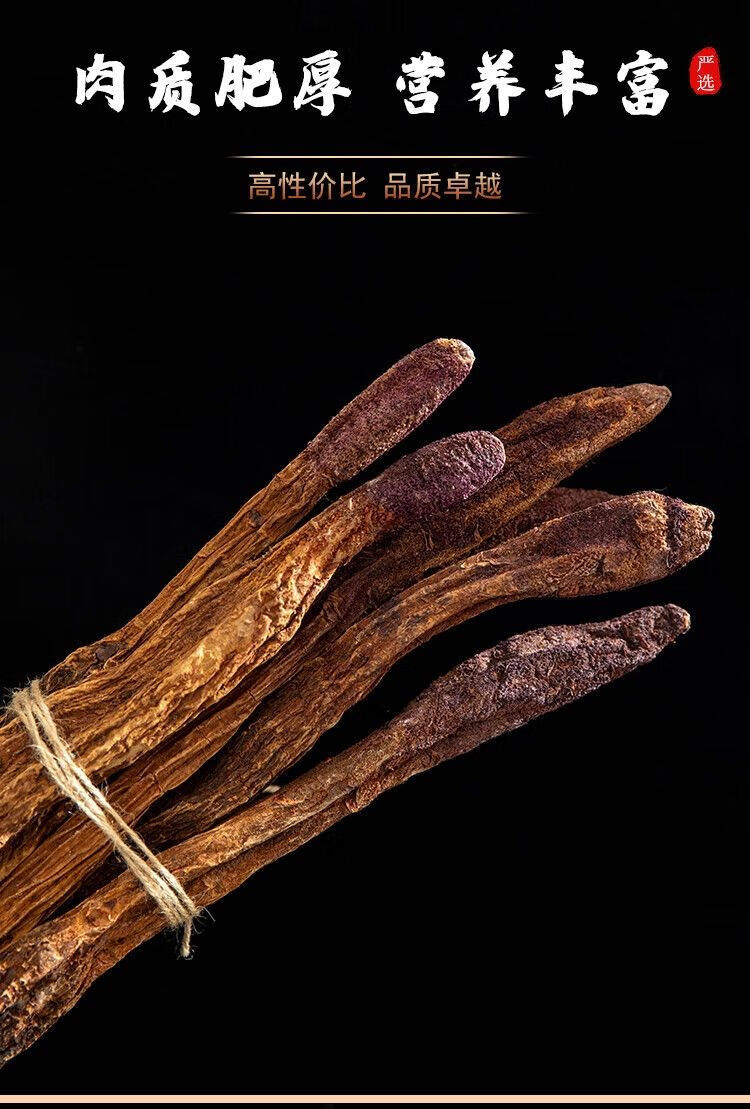 金锁阳内蒙古阿拉善切片锁阳配肉苁蓉滋补泡酒料切片锁阳250克