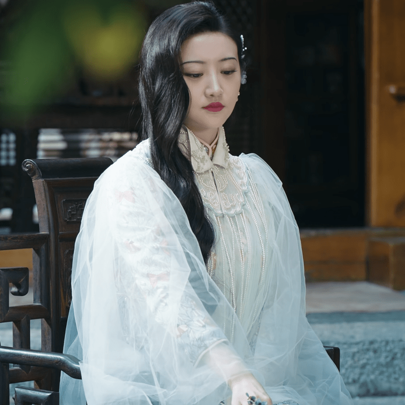 国货之光释志 司藤景甜同款网剧司藤景甜同款衣服女春季新款气质网纱