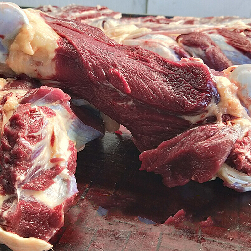 带肉驴骨驴蹄筋新鲜驴无皮生驴肉驴骨头驴大骨腿骨脊椎骨500g2斤带肉