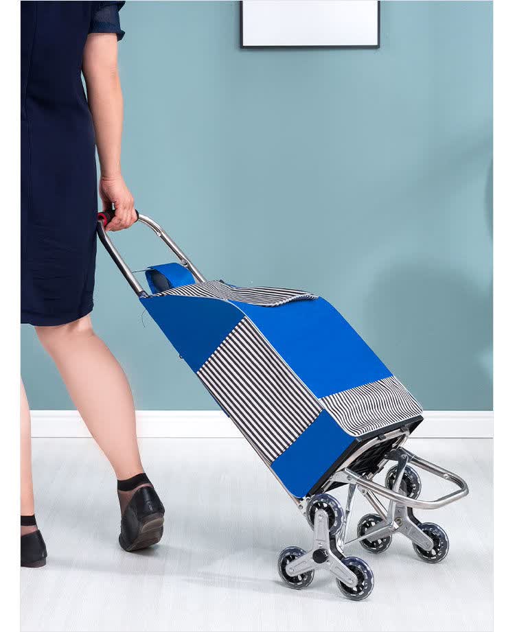 菜篮子拖车便携购物车爬楼折叠小拉车买菜手拉车拖车购物小推车行李车