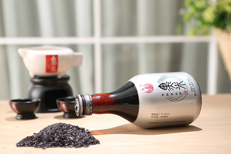 朱鹮黑米酒洋县黑米酒11度黄酒630ml*6瓶陕西汉中特产