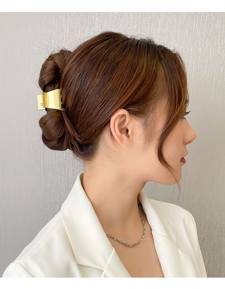 鲨鱼夹diy发夹后脑勺高马尾神器固定金属小抓夹马尾夹小号发卡迷你