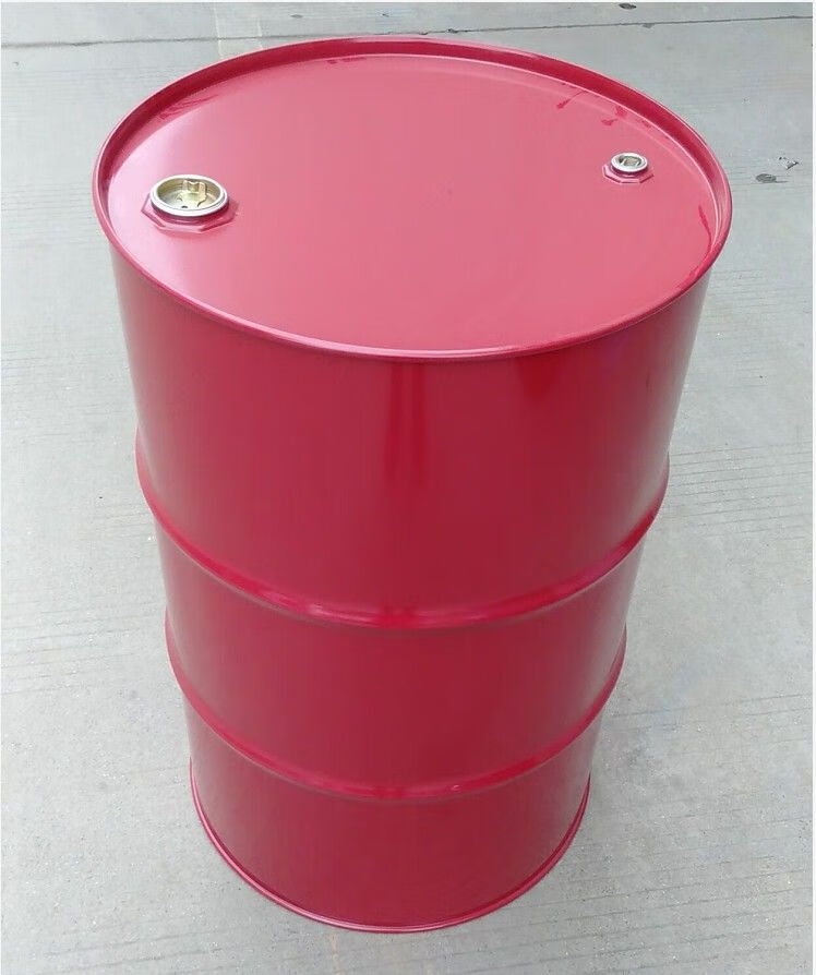 仓梵200升汽油桶备用油箱闭口化工桶装饰桶柴油桶200升6纹玫红色
