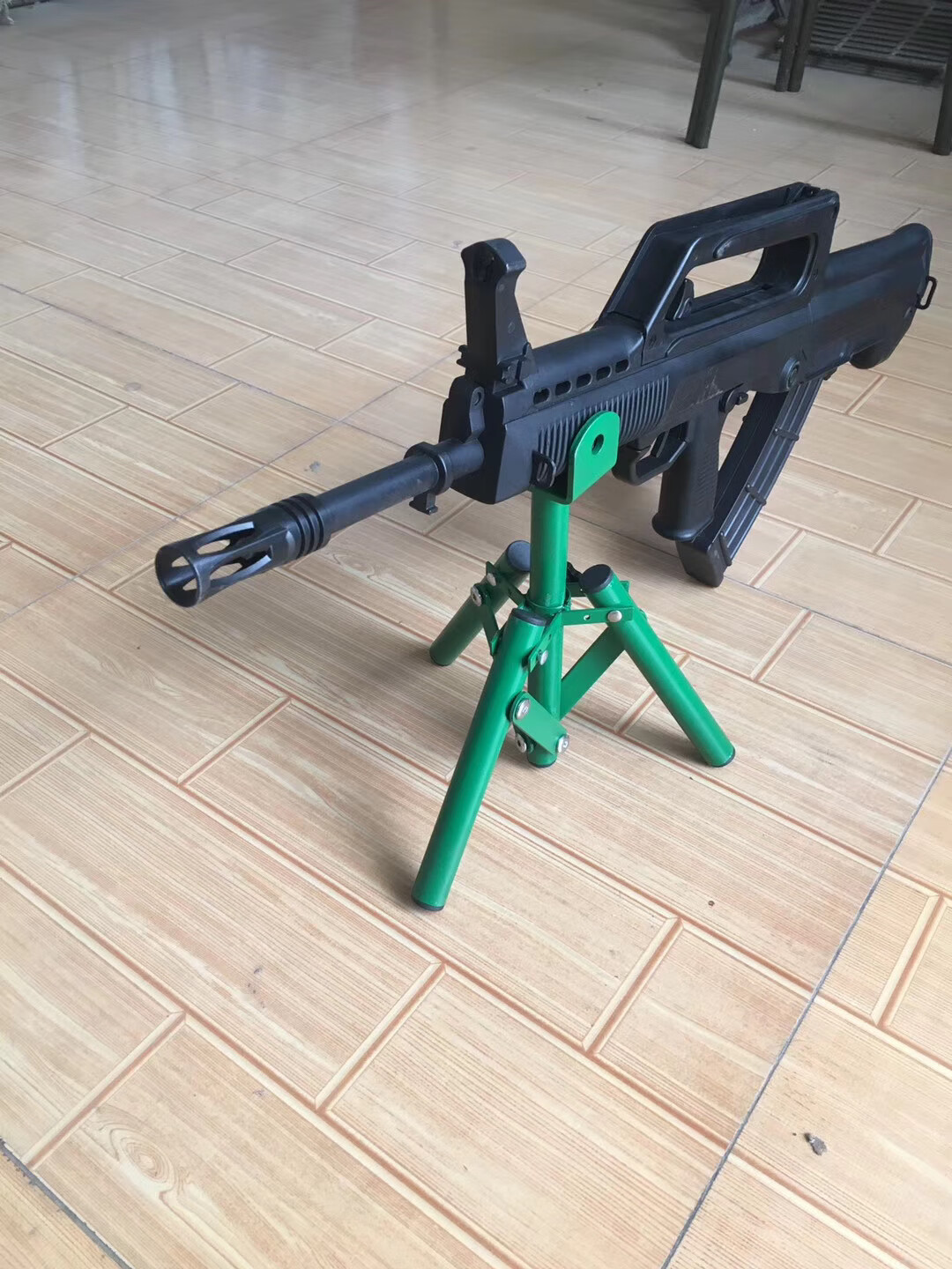 95式突击步抢训练模型可拆可拉栓扣动扳机橡胶塑钢内置钢架1:3 95橡胶