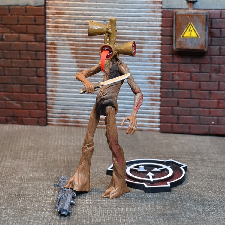 礼物【抖音同款 】scp6789警笛头玩具汽笛人都市传说怪物收容基金会礼