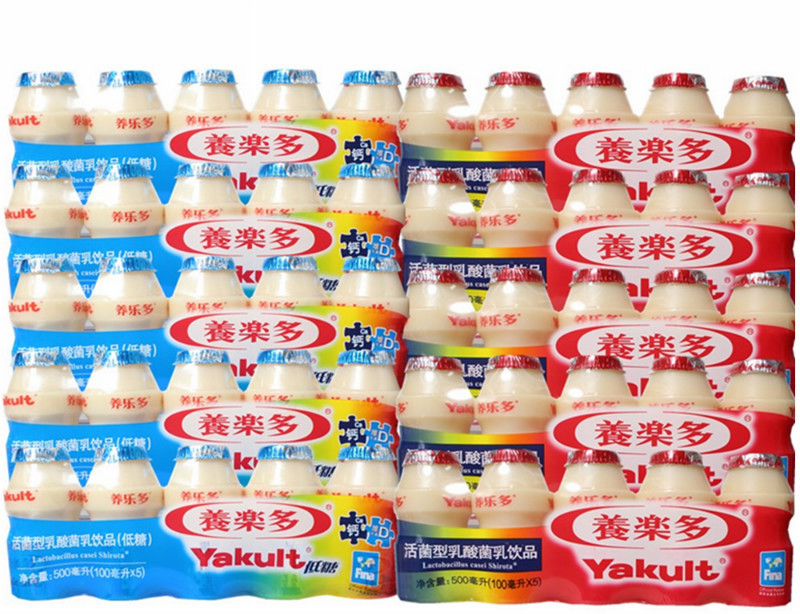 益力多养乐多 100ml*50整箱 yakult活性乳酸菌饮品 饮料原味/ 低糖