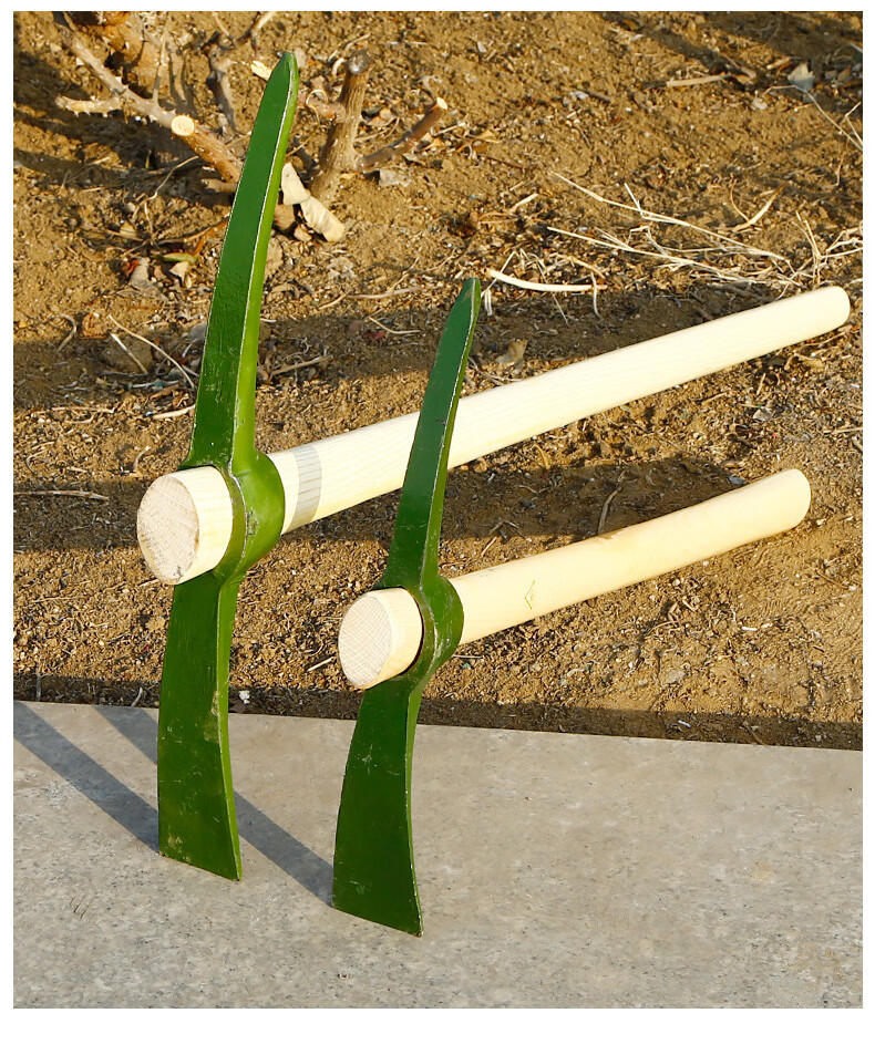 洋镐大号军工镐锰钢镐十字镐两用镐锄羊角羊镐尖镐两头镐锄头 大号