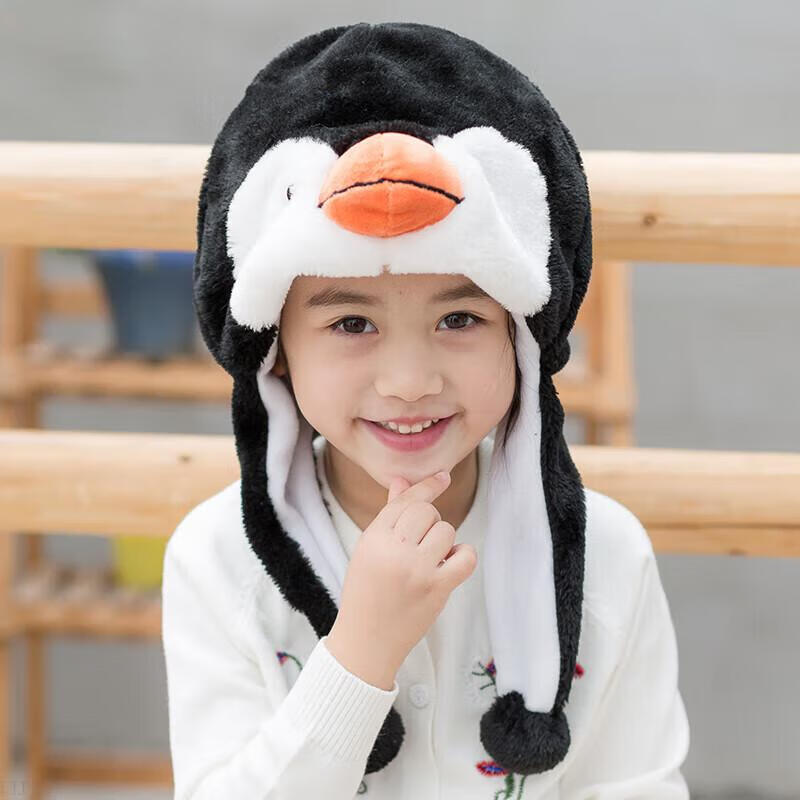 幼儿园道具舞台剧表演帽子卡通保暖话剧表演头饰团购团购 乌鸦【图片