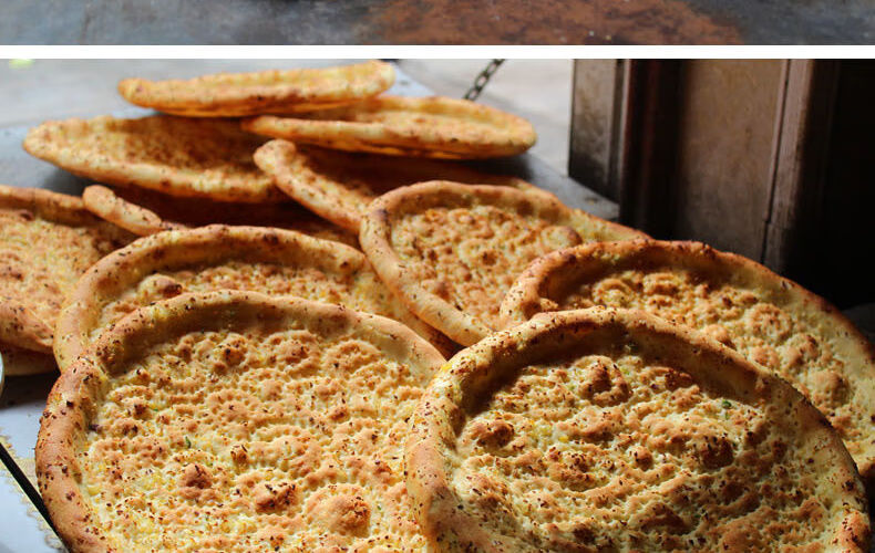 正宗新疆馕饼传统手工皮芽子烤馕原味洋葱馕坑烤炉特色馕早餐 6个皮牙