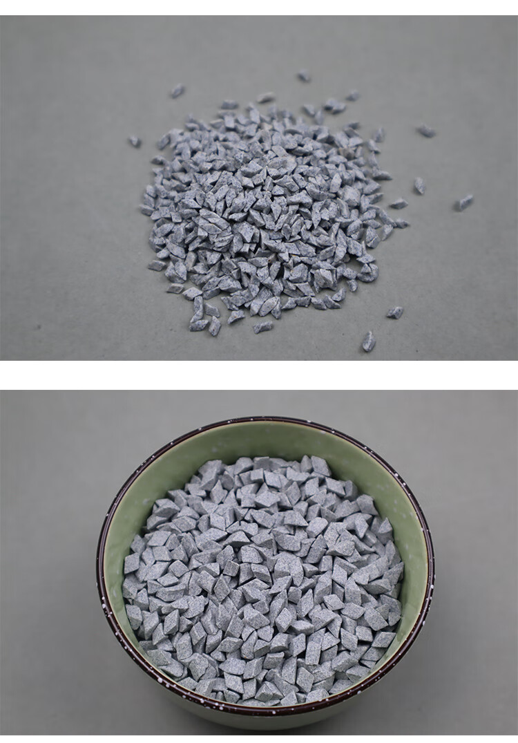 唯诺达粗磨棕刚玉三角磨料抛光研磨石子振动材料震光去毛刺去披锋倒角