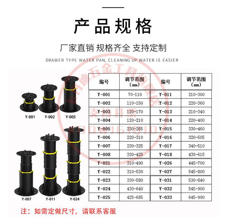 万能支撑器支撑器水景石材高度旱喷伸缩龙骨架加强款成品支撑器可调节