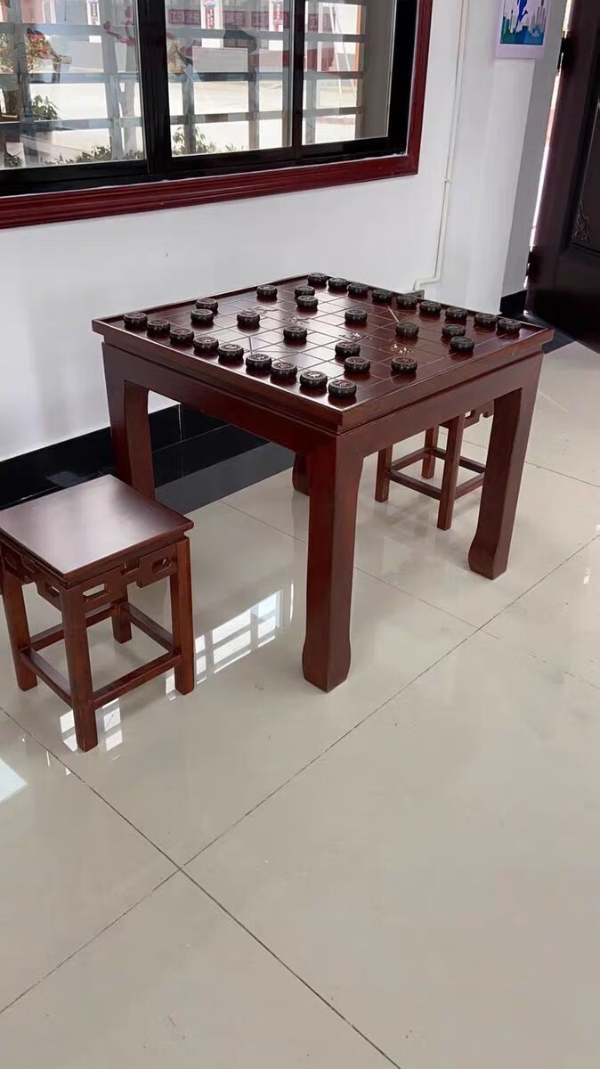 实木象棋桌仿古正反两用多功能棋盘桌国学大号棋桌椅登组合围棋桌