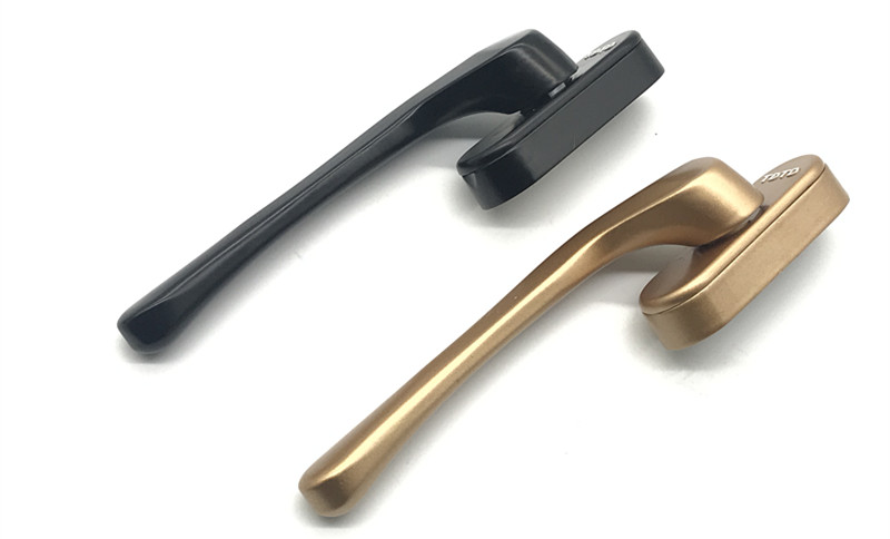 断桥铝平开窗执手铝合金窗户传动歪把手内外开门窗拉手锁纱窗把手金色