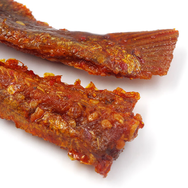 卤卤抱抱绝辣味鱼尾鲜香劲辣即食鲢鱼尾湖南风味零食小包装散称 绝