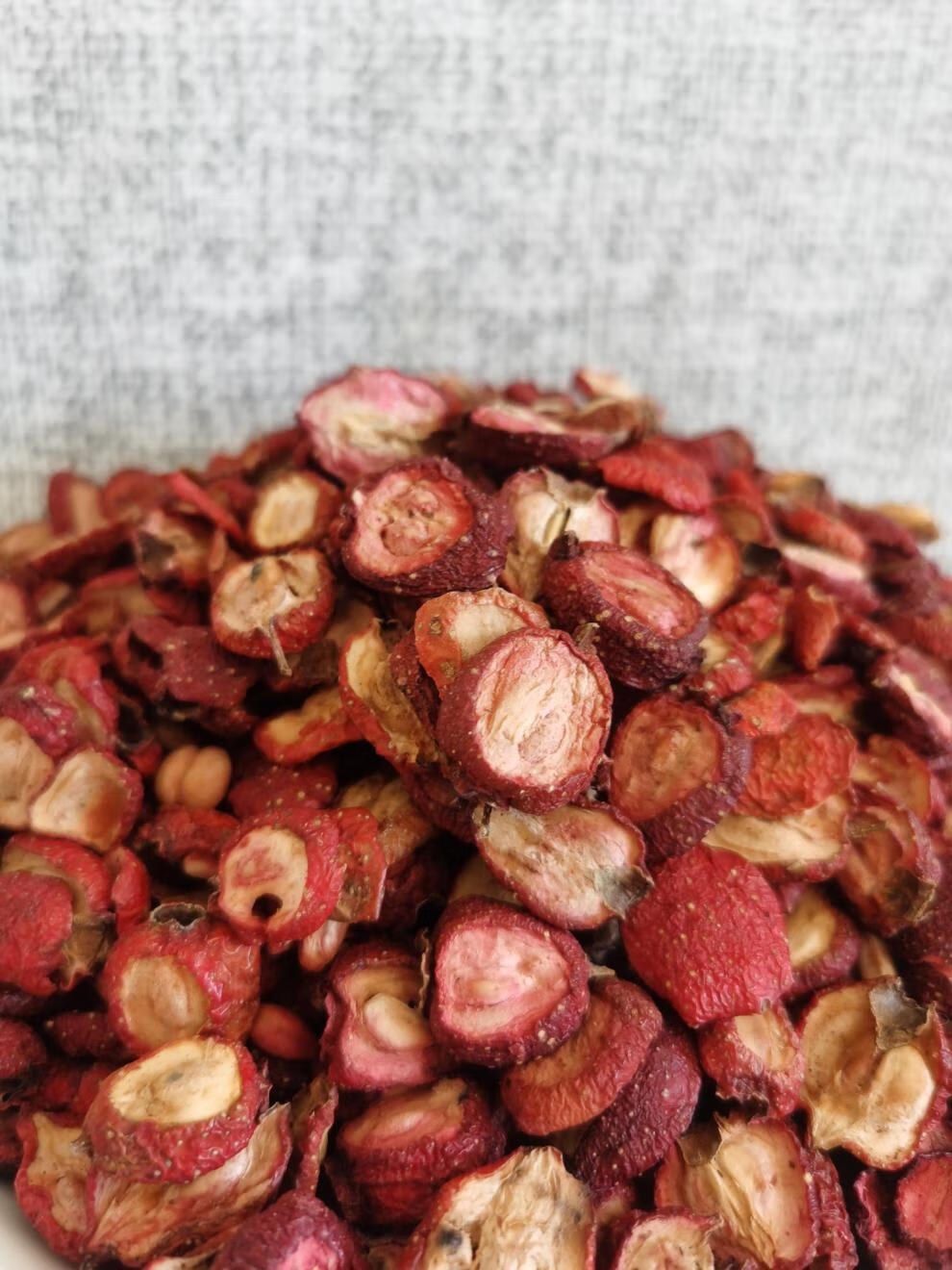 河北特产承德自晒山楂干山里红干野生山楂干引泡水无硫 1斤装500克