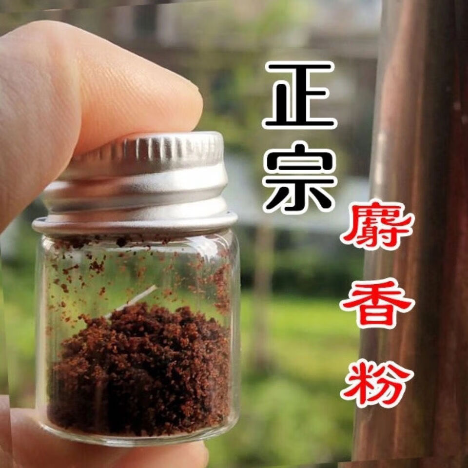 精选好货 &#麝香 中药材麝香 人工 麝香粉 粒仁 1克装 钓鱼 年货 1克