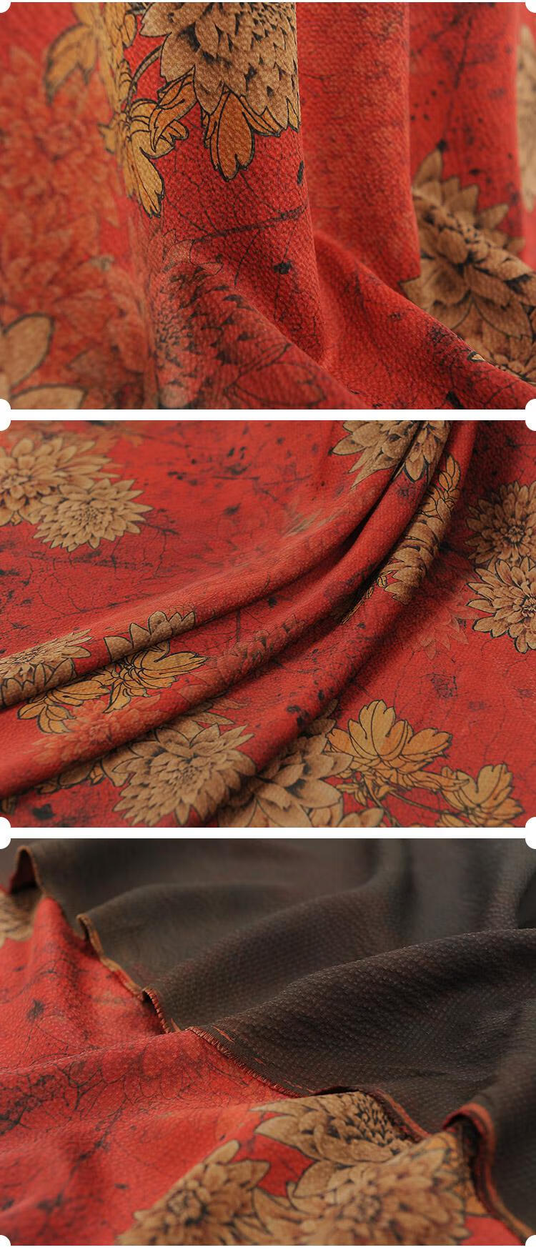 香云纱布料 珍珠缎 高品质加厚 香云纱面料丝绸布料服装 珍珠缎23# 1