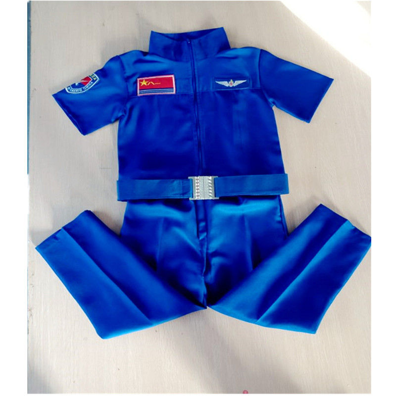 【宇航服太空服儿童】六一儿童空军飞行员男女款宇航员飞行员儿童表演
