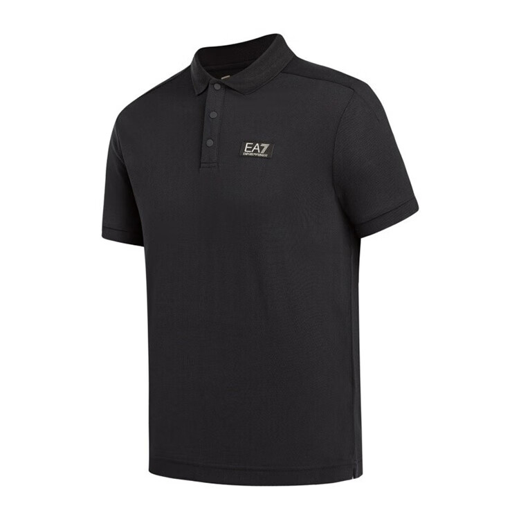 emporio armani 安普里奥 阿玛尼 男装 春夏短袖t恤 黑色polo衫 黑色