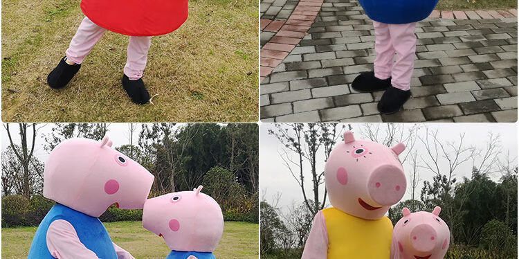 幻源小猪佩奇卡通人偶服装乔治cos玩偶服成人行走演出发传单道具表演