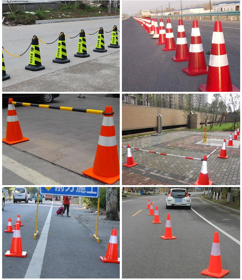 压不坏pvc雪糕桶路锥反光锥桶禁止停车桩路障交通锥形筒路障锥锥形桶