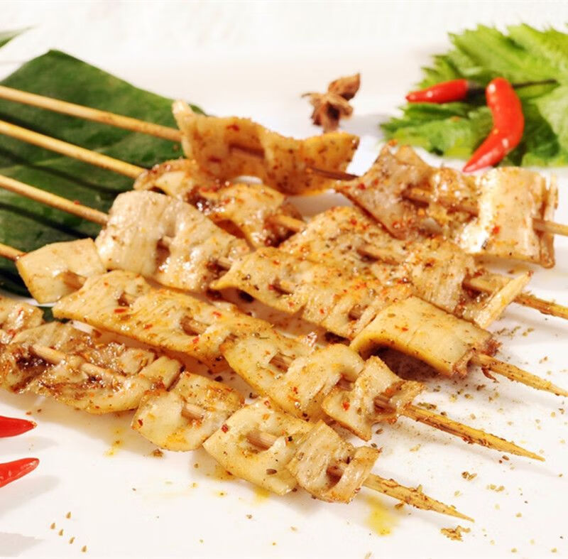 牛板筋串批发烧烤半成品家庭户外铁板冷冻批发肉串串批发 腾旺纳跃 面