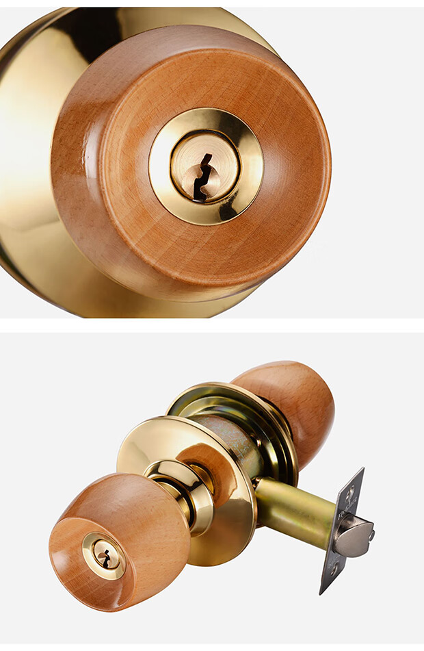 圆锁不锈钢球锁圆头房门锁卫生间老式卧室球形锁室内门锁球通用型