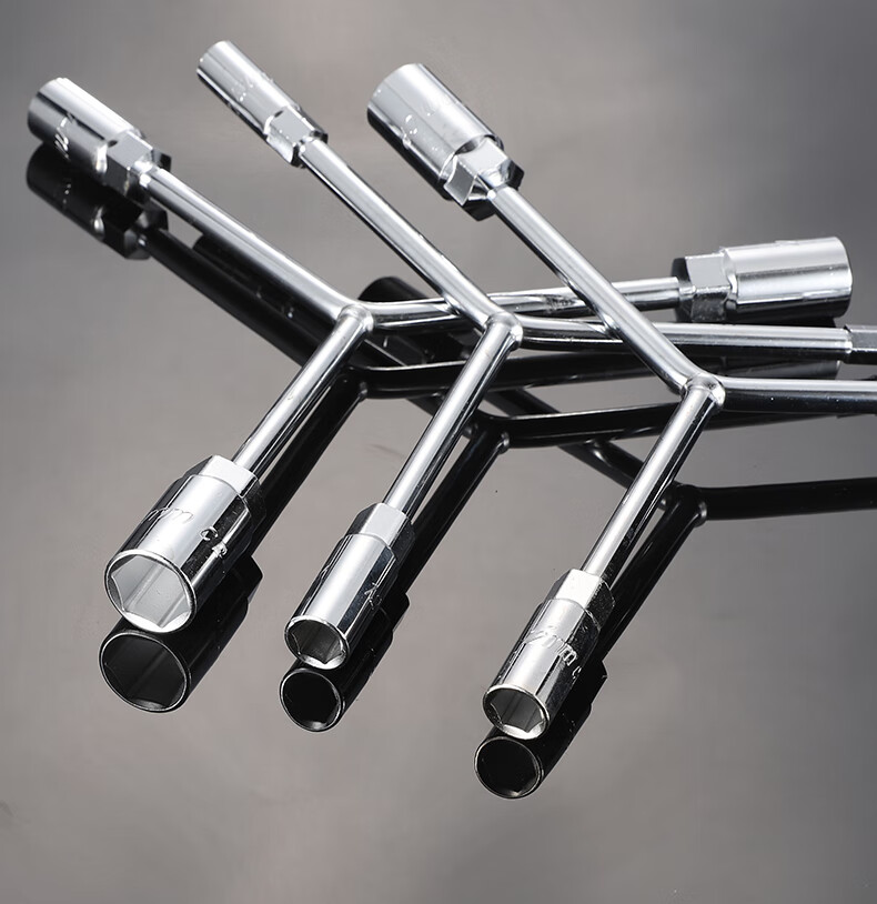 三叉套筒扳手y型外六角套筒板手三角扳手轮胎摩托汽车修理工具t型13