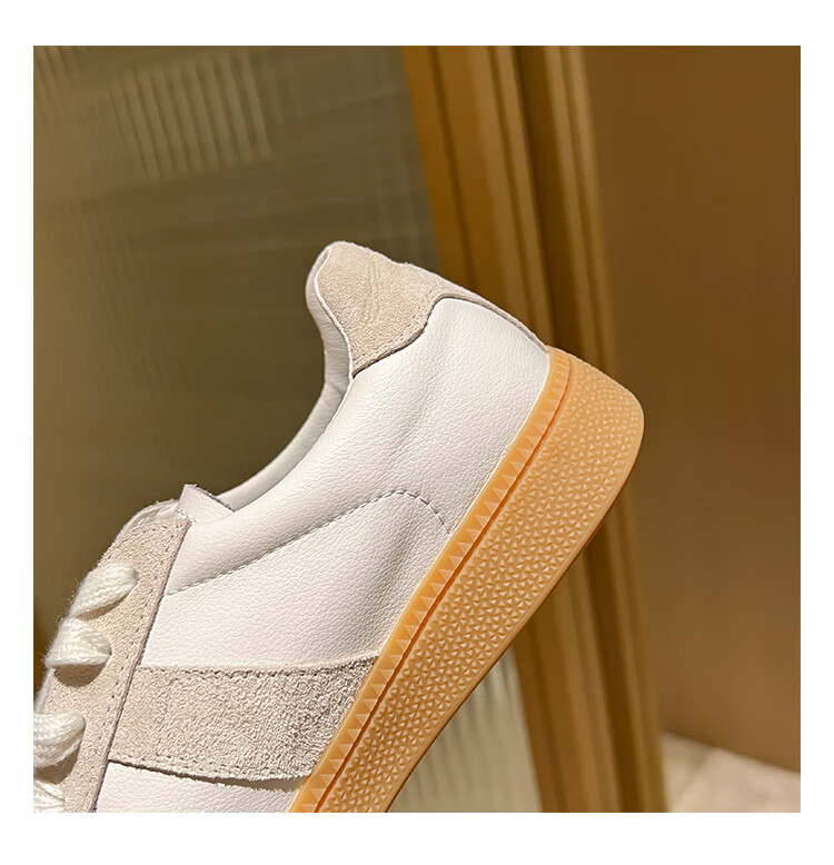 rockfish德训鞋 现货[大叔家]奶油芝士~德训鞋女新款休闲运动鞋小白鞋