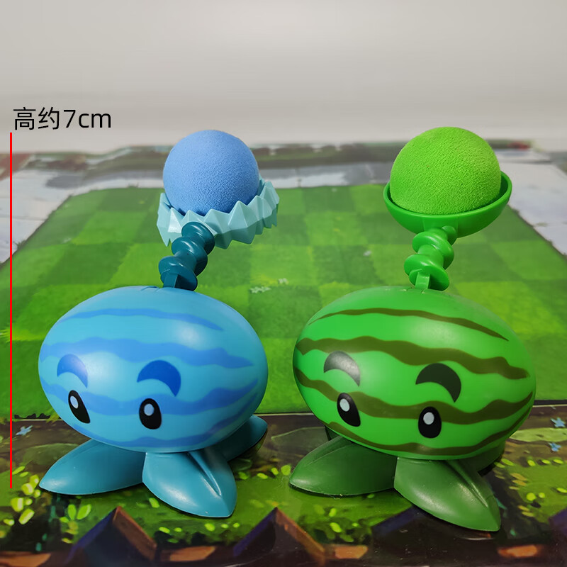 【好物】植物大战僵尸冰西瓜投手 冰西瓜投手会发光抛射炮弹男孩新款
