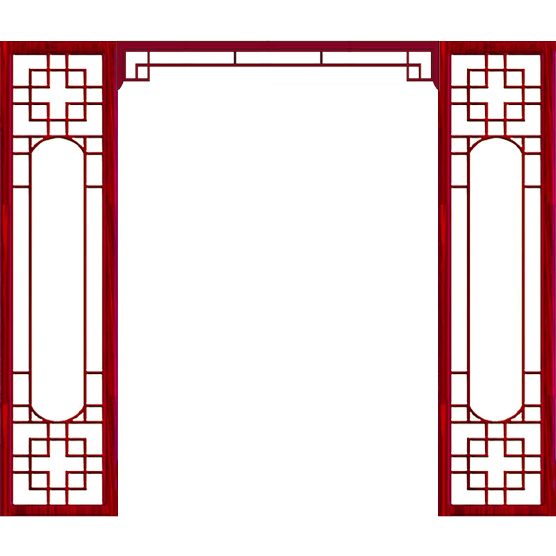 屏风墙隔断 东阳木雕实木花格镂空仿古门窗隔断新中式背景墙雕花吊顶
