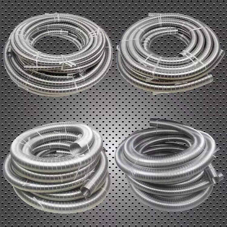 可弯曲定型金属万向管软管高温铁大口径风管430不锈钢100mm铁管子如需