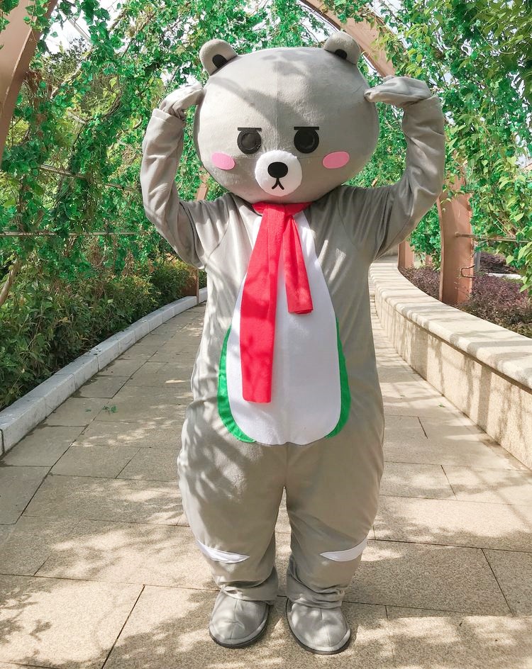网红熊人偶服装网红熊牵然熊卡通人偶服装抖音同款恶搞开心熊跳舞泰迪