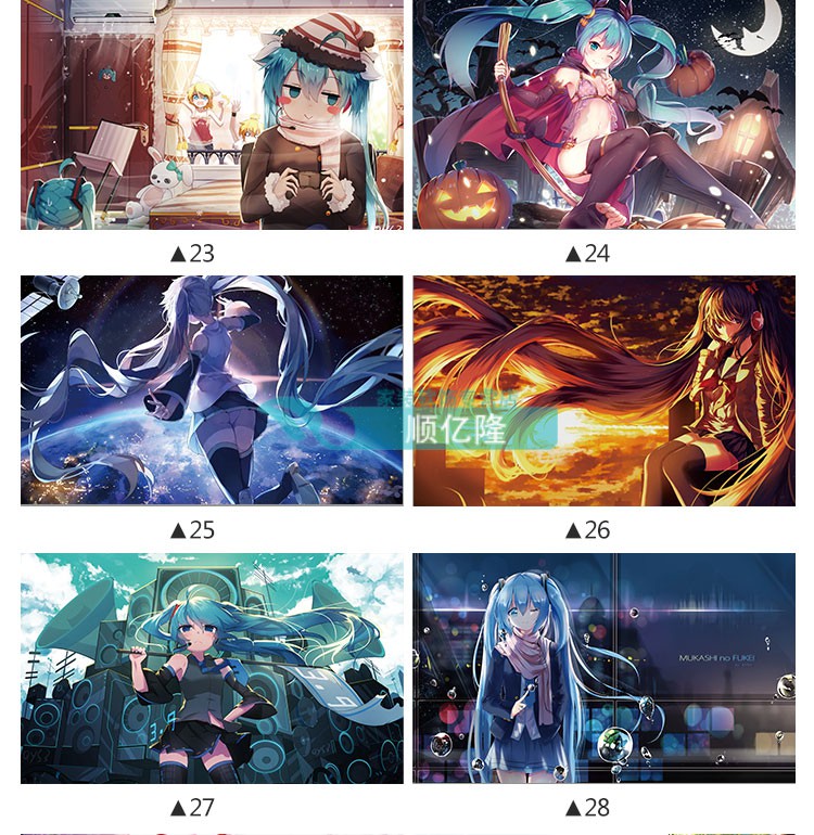 卡通动漫贴纸卧室房间墙壁贴画动漫海报墙贴超大二次元宿舍壁画可大小