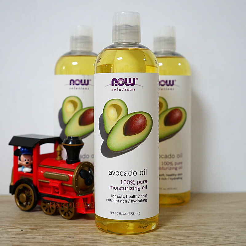 现货美国nowfoodsavocadooil鳄梨油牛油果油滋润软化皮肤473ml