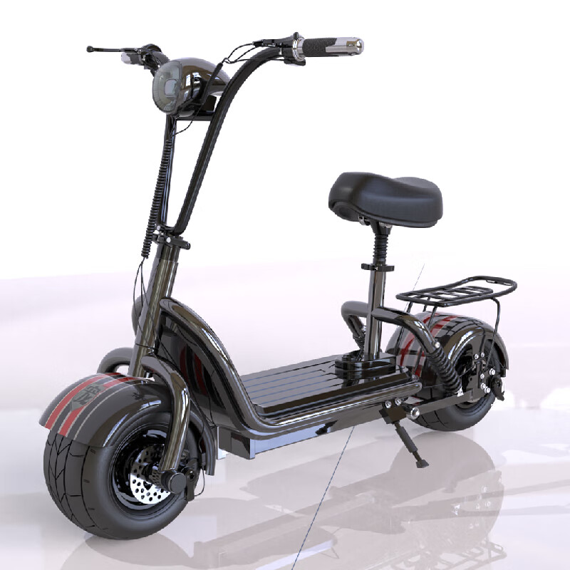 亲子折叠迷你电动车小型电瓶车女男两轮滑板车代步车便携成人超轻