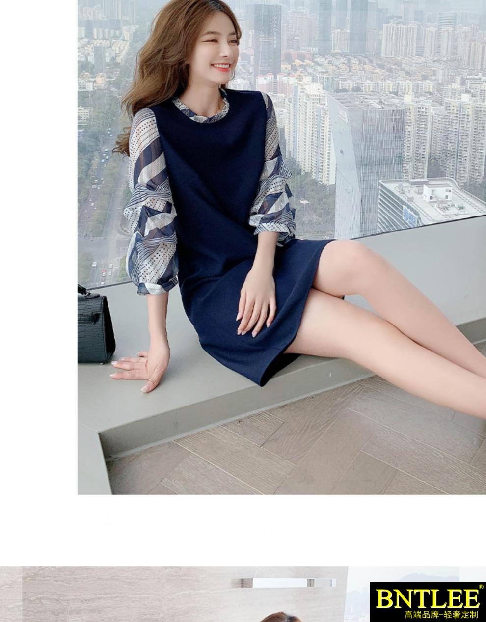 品牌大牌法式复古小香风温柔连衣裙春款早春新款女装气质女神范衣服潮