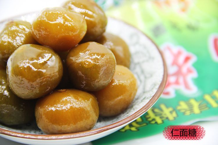 阳春特产良友牌甜脆仁面果瓶装袋装酸爽人面果仁面果银链国 瓶装900克