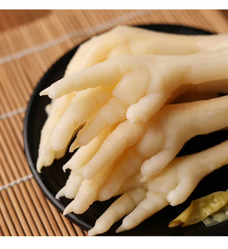 泡椒凤爪18g鸡爪子脚麻辣零食休闲特色小吃熟食批发23克白爪买2020共