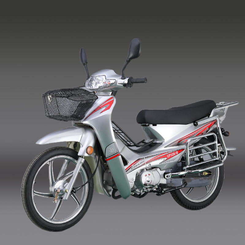 全新弯梁车110cc125cc摩托车燃油车国三国四都有国三黑色110公牛机