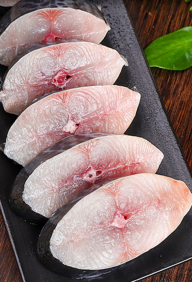 海鲜大礼包鲅鱼大【5斤】湛江大马鲛鱼片深海鱼冷冻鱼海鱼切片鲜活大