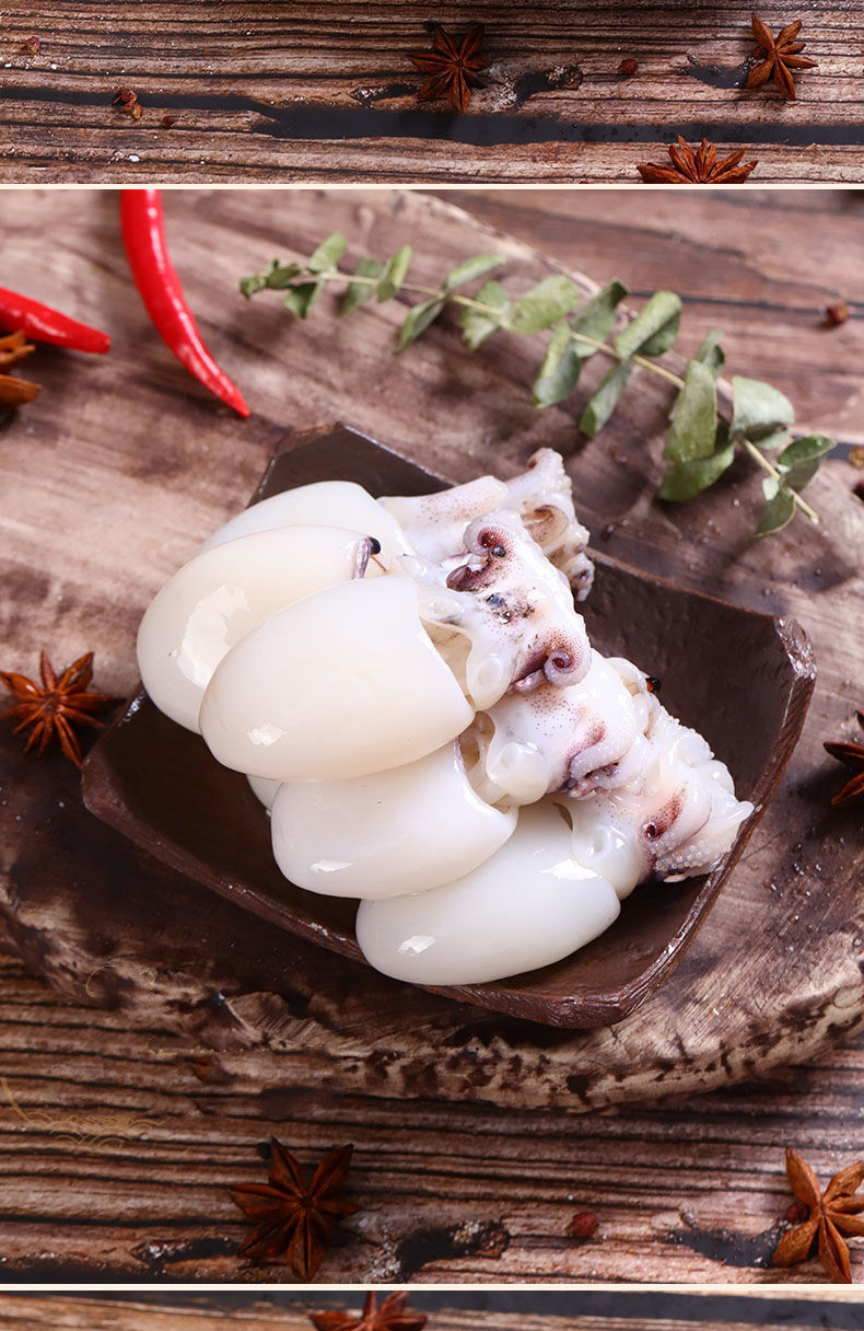 鲜活墨鱼仔冷冻海满籽墨鱼新鲜籽乌海鲜小墨鱼笔管鱼乌贼姬禄福中号