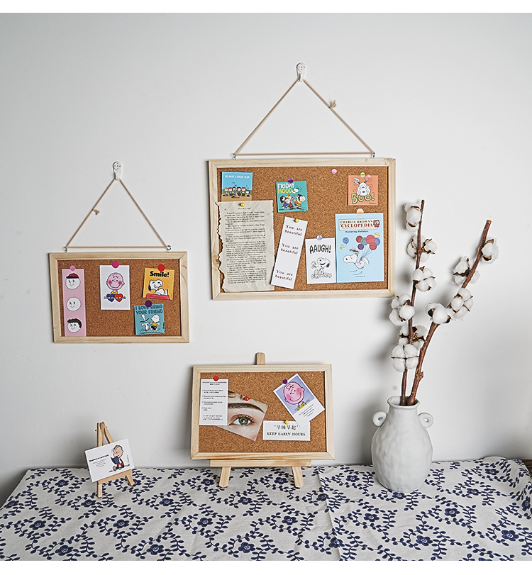 ins风照片墙软木板相片房间背景墙框家居创意留言板网红装饰悬挂20