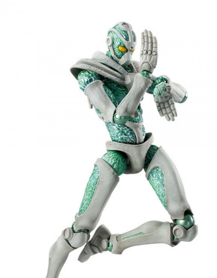 代理版现货超像可动jojo的奇妙冒险替身绿色法皇再版手办成人全新现货