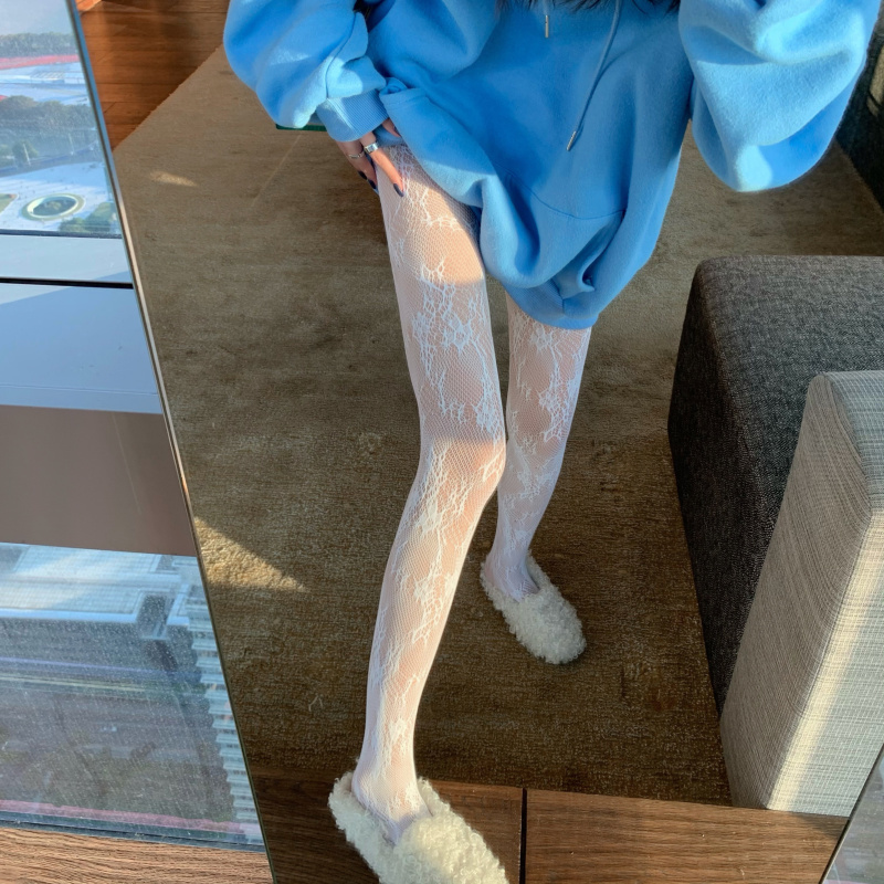 金欧达新品鱼网袜春夏性感蕾丝打底袜渔网长袜美腿袜外穿连脚裤袜丝袜