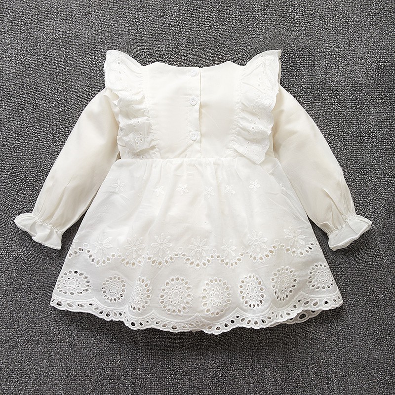 宝宝百日宴衣服婴儿连衣裙春秋装女宝宝满月百天公主裙新生儿百日宴