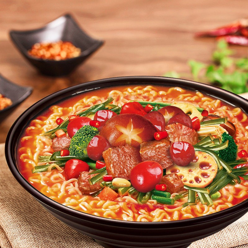 【办公室休闲零食】麻辣香锅袋装方便面速食泡面袋装夜宵速食地道辣面