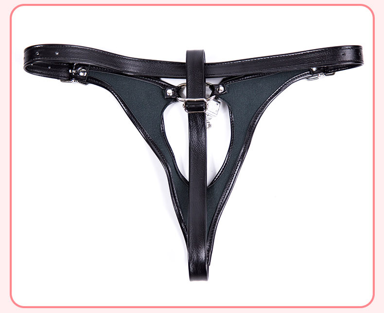 链条胸衣套装 性感透视女仆奴调教束缚束乳绳衣 sm性感捆绑皮革束胸衣