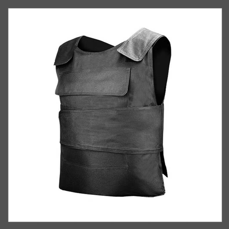 防刺服保安防弹衣背心防刺衣防割护背心 pe三级黑色【图片 价格 品牌