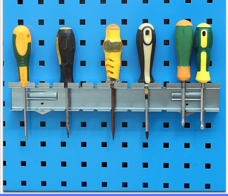 定制不锈钢方孔板五金工具挂板挂钩方孔板洞洞展示架挂钩多功能上墙板